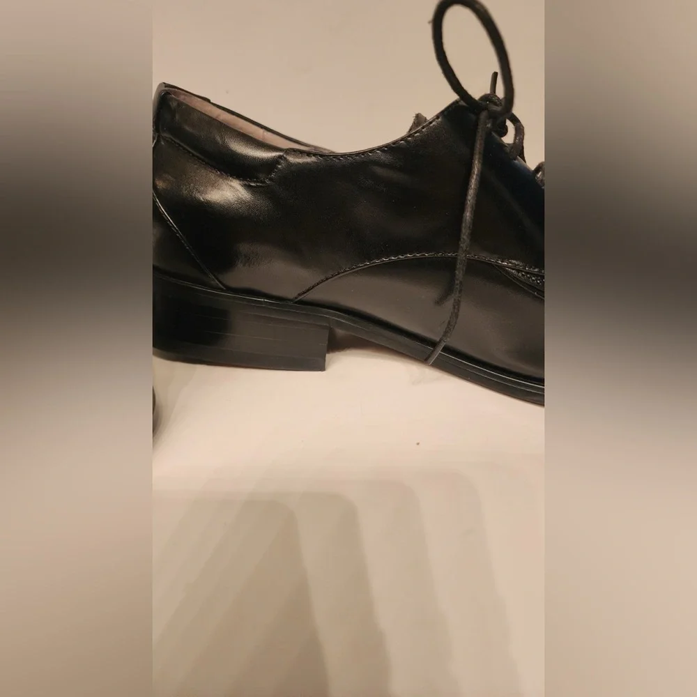 Giorgio Venturi Black Leather Men's Dress Shoes Size 12